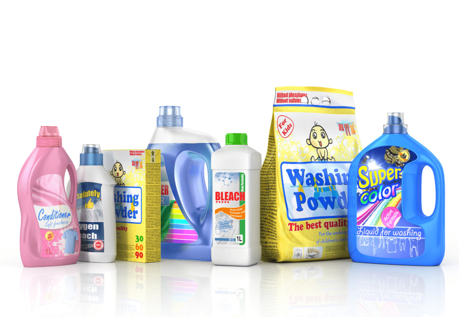 packaging avec étiquette prédécoupée